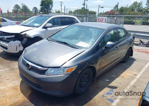 2012 Honda Civic Lx из США, поврежденный, VIN 2HGFB2F56CH306379